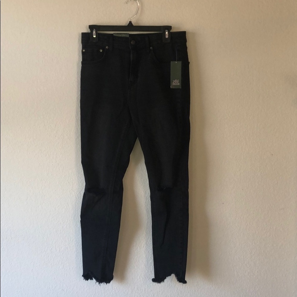 High rise skinny jean